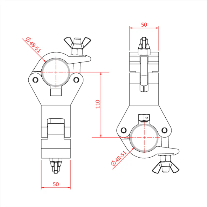 All Weather Doughty Swivel Coupler - Image 3