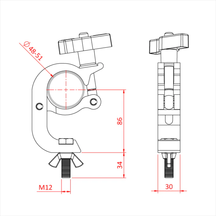 Doughty All Weather Trigger Hook Clamp - Image 3