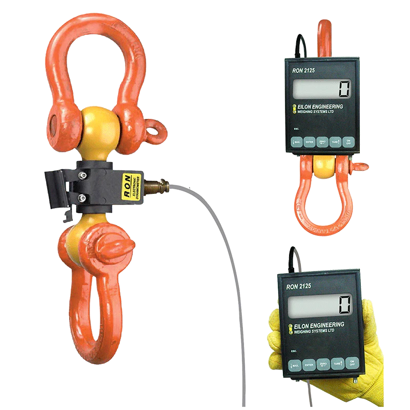 Eilon Engineering Ron Crane Scales™ Ron 2125 Wired Dynamometer with 1"/25mm Attachable Display - Image 3